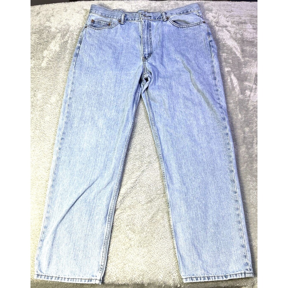 Levi's 550 Jeans Men's 37X31 (Tag‎ 40X32) Relaxed Denim Classic Distressed Blue